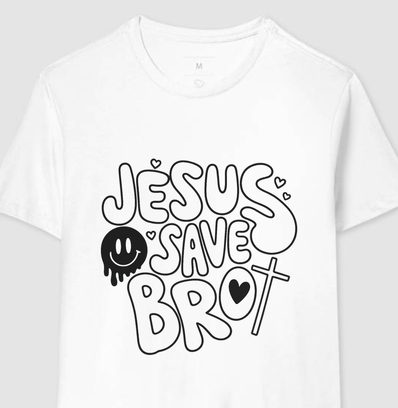 JESUS SAVES BRO P&B