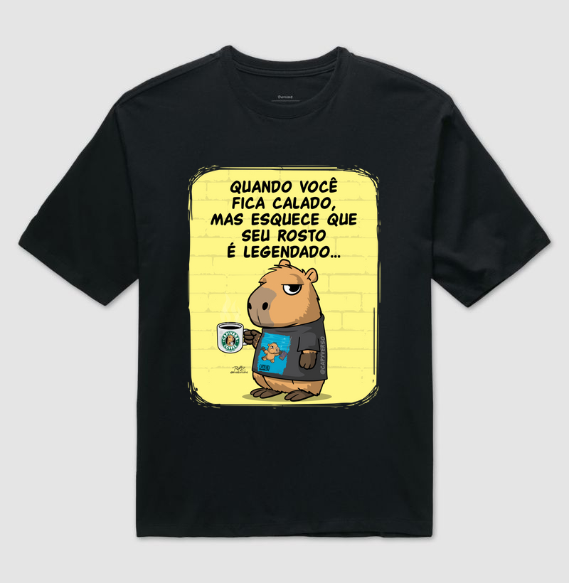Camiseta Capivara Legendado