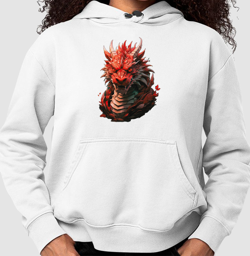 Moletom Dragão Rubro