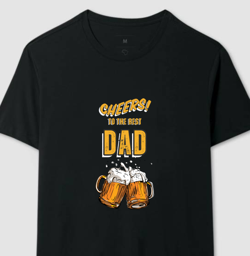 Cheers To The Best Dad - preta