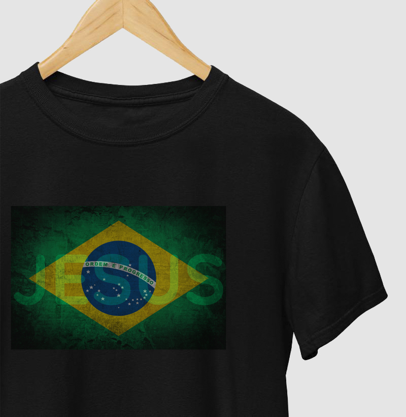 Camiseta Brasil com Jesus 