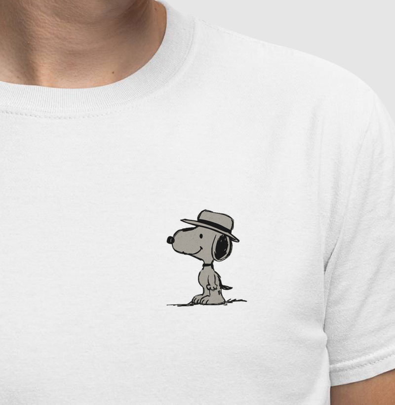 Camisa minimalista snoopy