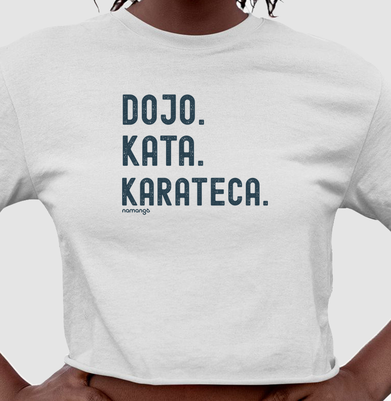 Cropped Karatê Dojo Kata – Na Manga