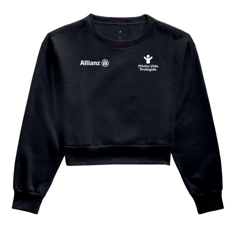 Allianz + Minha Vida Protegida (Moletom Cropped)