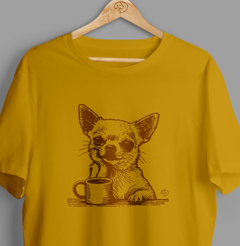 Chihuahua com Café