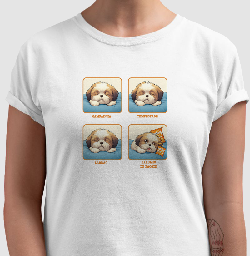 Camiseta Segurança Feita Por Shih Tzu