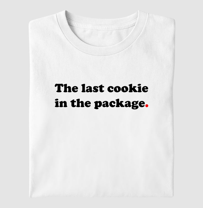The last cookie in the package