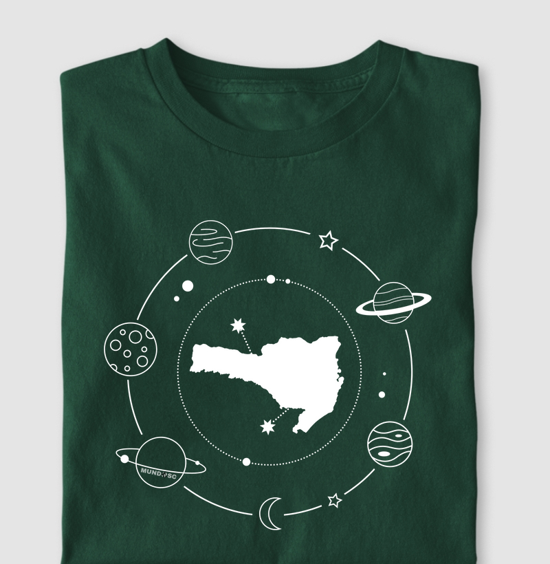 Camiseta Santa Catarina Cósmica