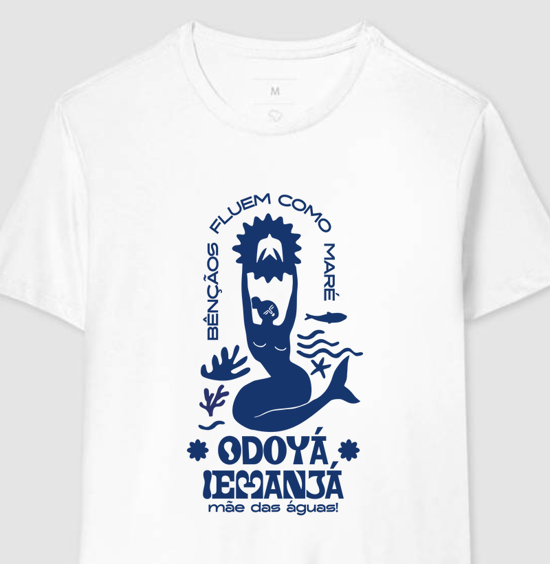 Camiseta Odoyá Iemanjá – Mãe das Águas