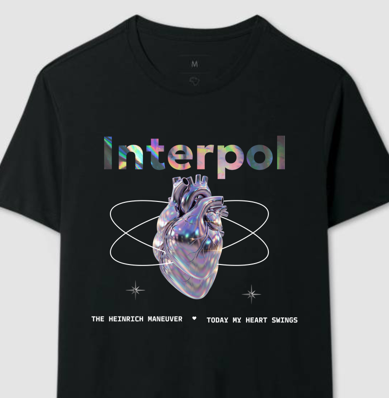 Interpol – Today My Heart Swings (Estampa Futurista Y2K)
