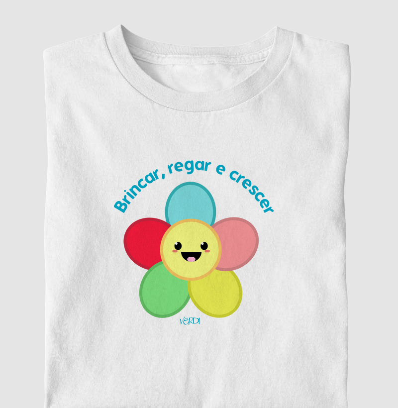 Brincar, regar e crescer