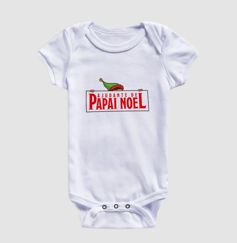 Camiseta Natal - Ajudante de Papai Noel 