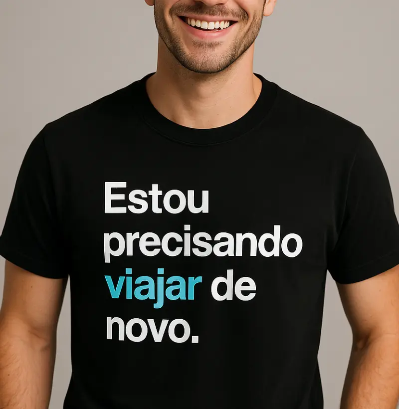 Estou precisando viajar de novo