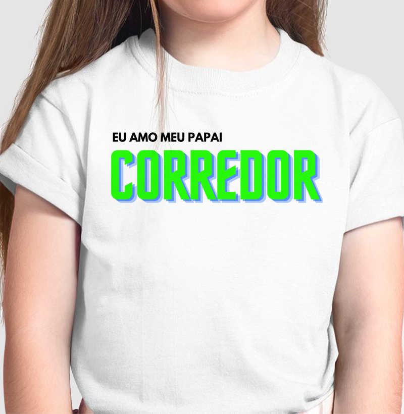 Eu amo meu papai corredor