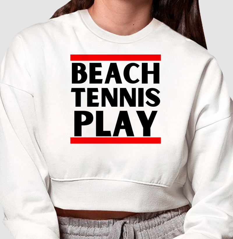 Cropped Moletom - Jogue Beach Tennis