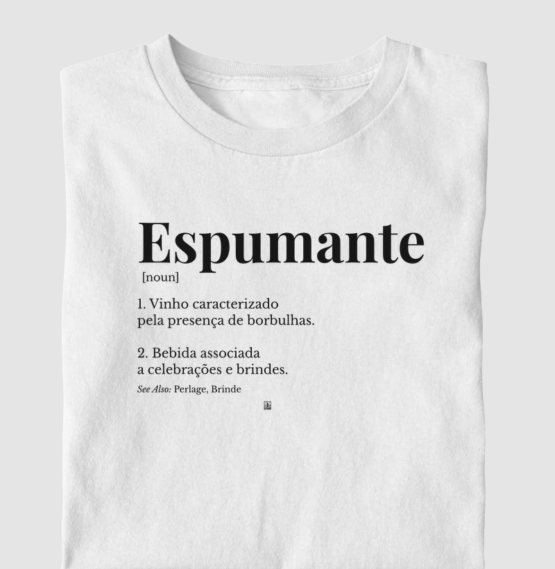 Camiseta Espumante — Wine Dictionary