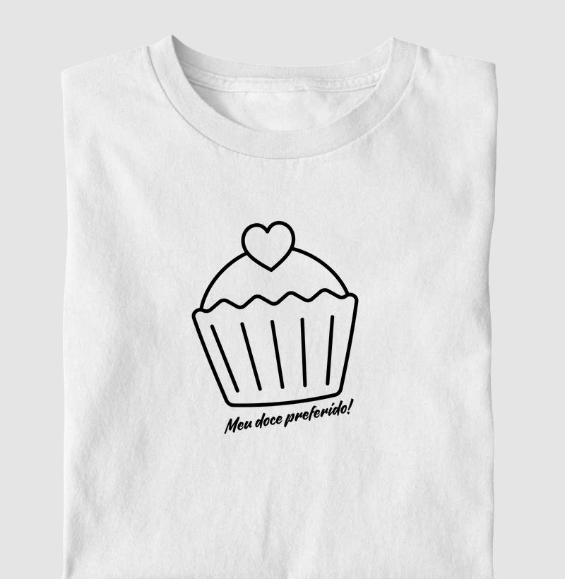 T-shirt meu doce preferido