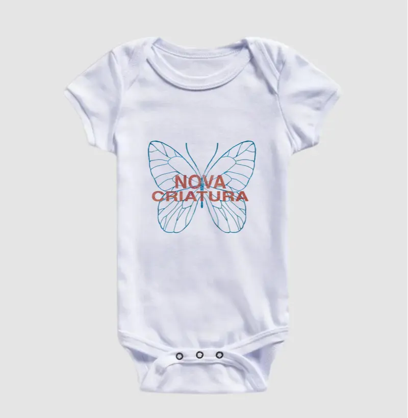 Body de Bebê - Nova Criatura (Borboleta)