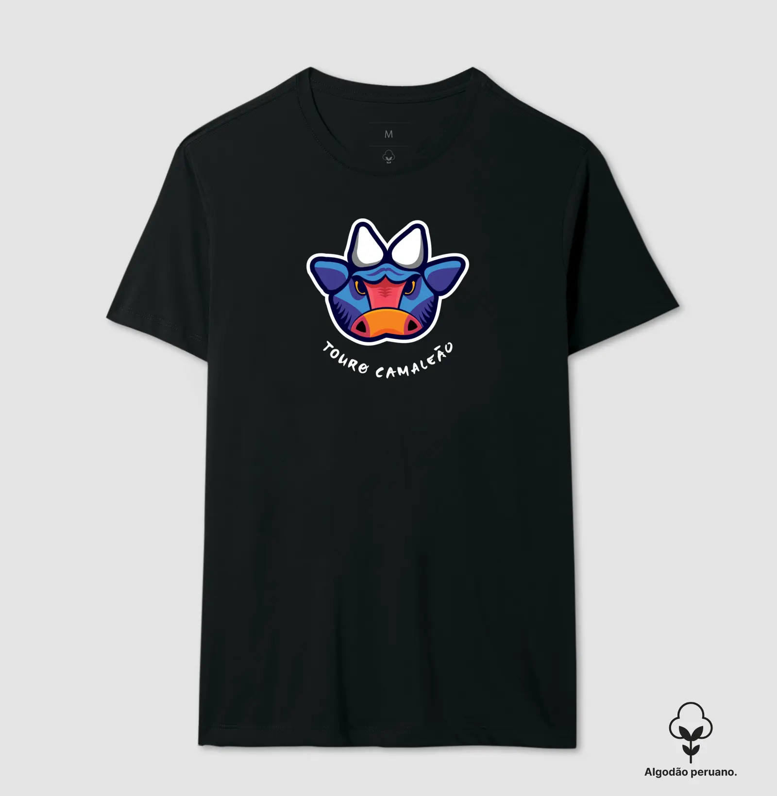 Camiseta Premium Masculina Camaleão Signos - Touro - Algodão Pima