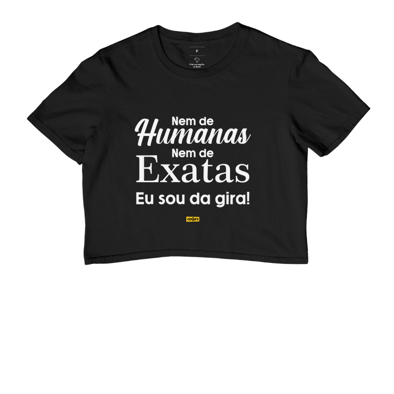 Camiseta Umbanda - HUMANAS OU EXATAS - EU SOU DA GIRA