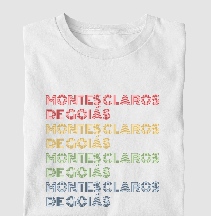 Montes Claros de Goiás Letreiro Retrô