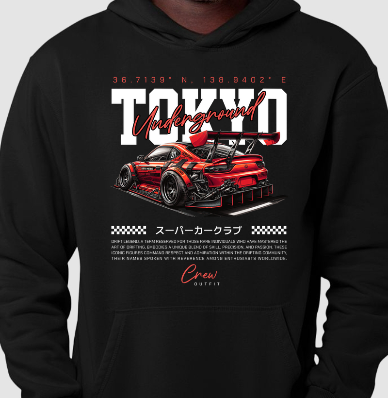 Hoodie Moletom - Tokyo Underground Drift