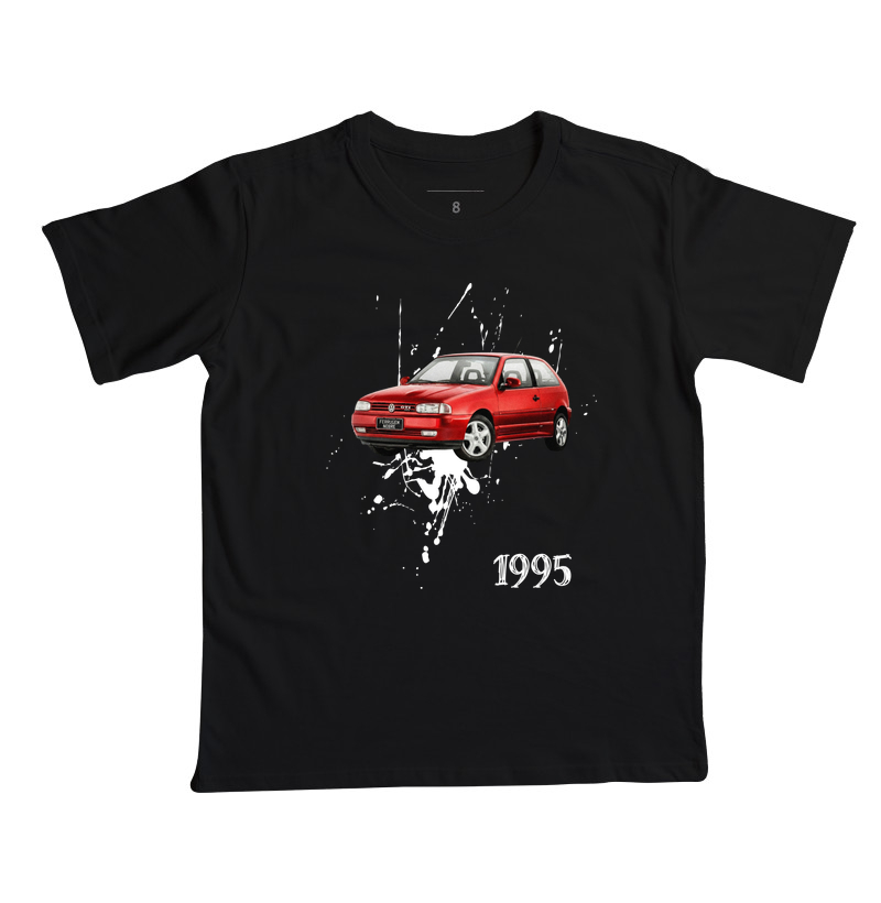 Camiseta VW Gol GTI 16V "Bola" 1995 - A Lenda da Bolha no Capô - Cores