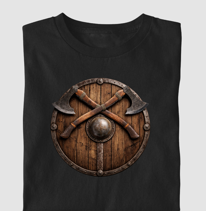 Escudo e machado viking