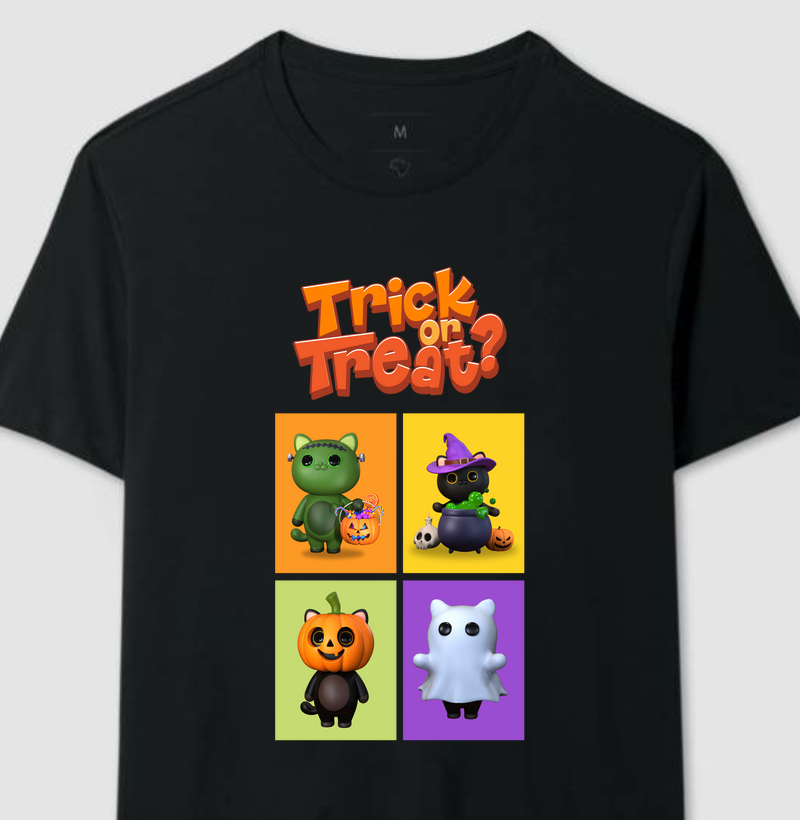Trick or treat? Com gatinhos