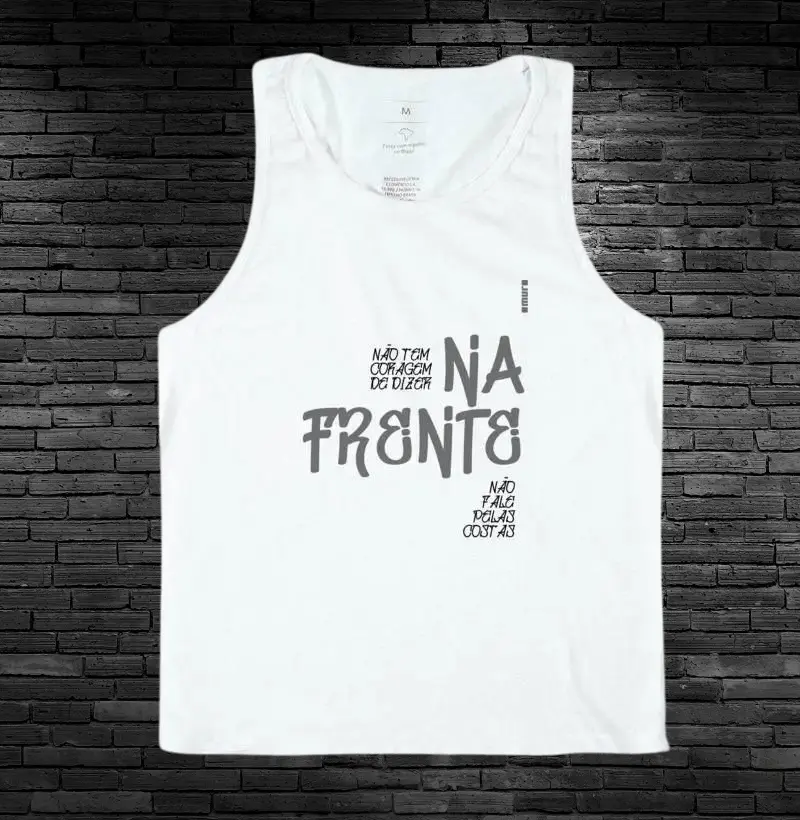 camiseta regata | na frente