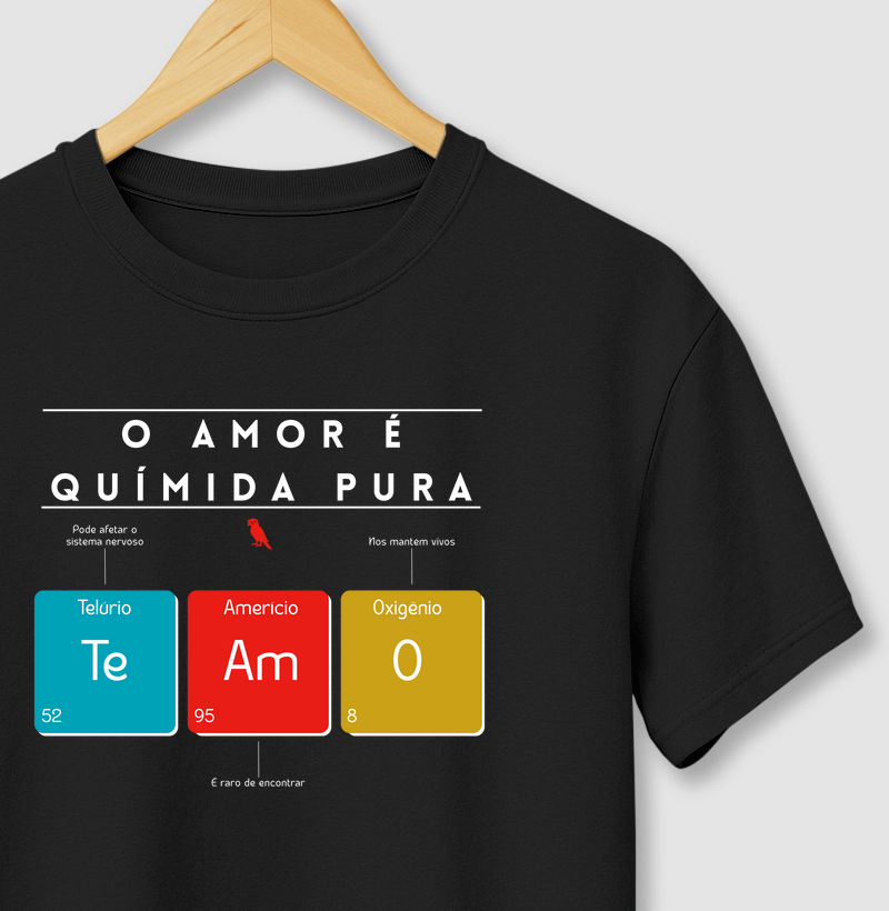 Camiseta A Fórmula do Amor