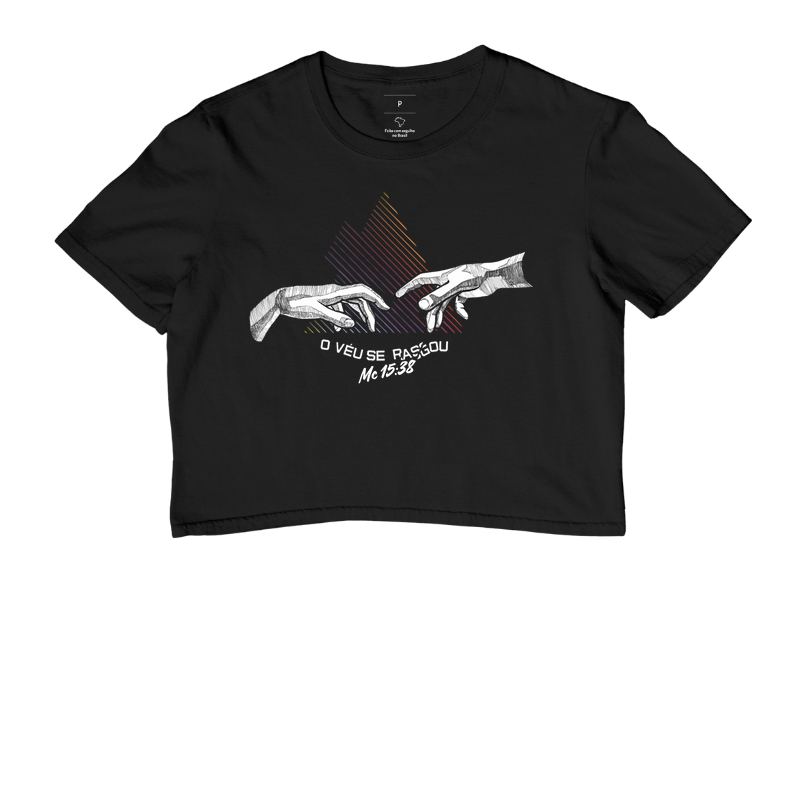 CAMISETA: "E O VÉU SE RASGOU – MARCOS 15:38"