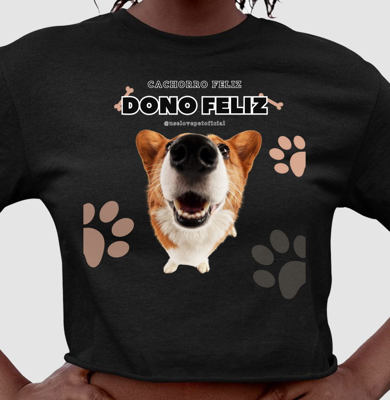 Cachorro Feliz - Dono Feliz