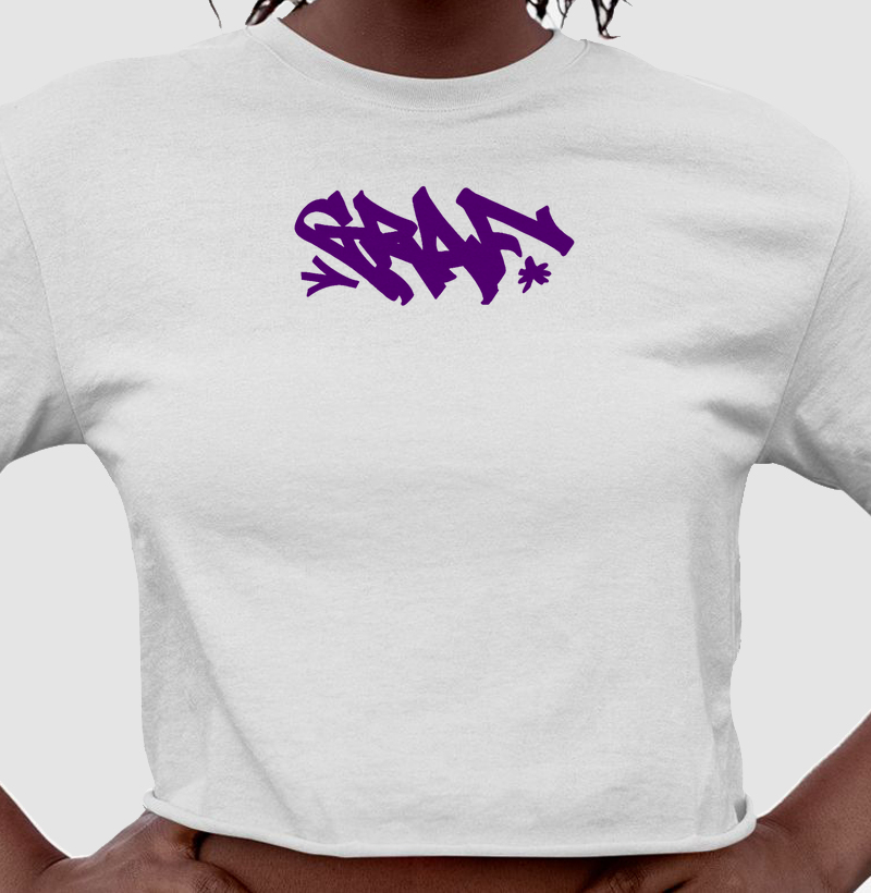 Cropped Graf Tag Roxa