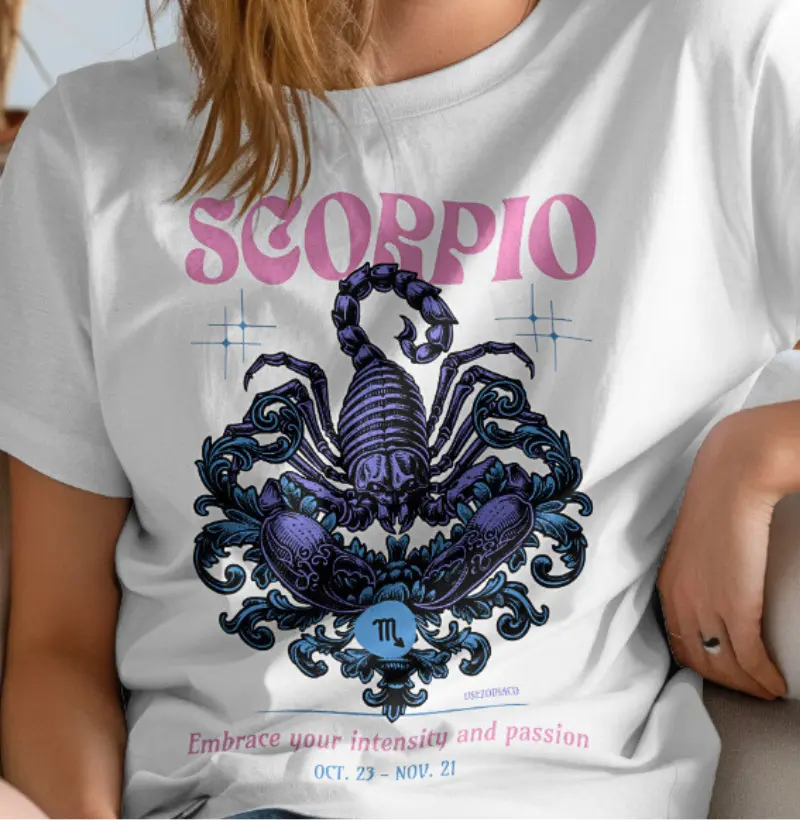 Camiseta Signos ESCORPIÃO - SCORPIO VINTAGE