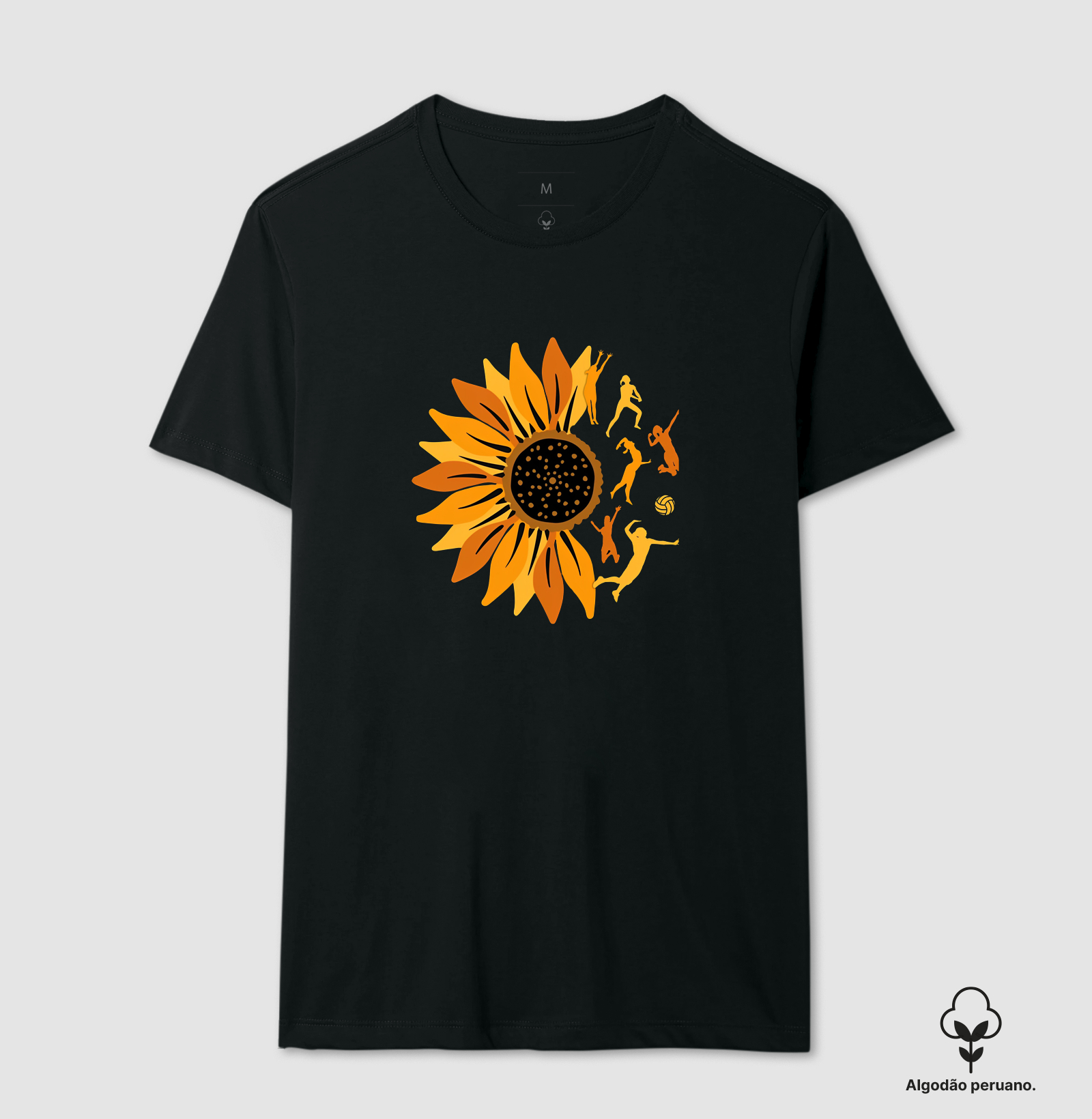 Camiseta Premium Voleibol Girassol