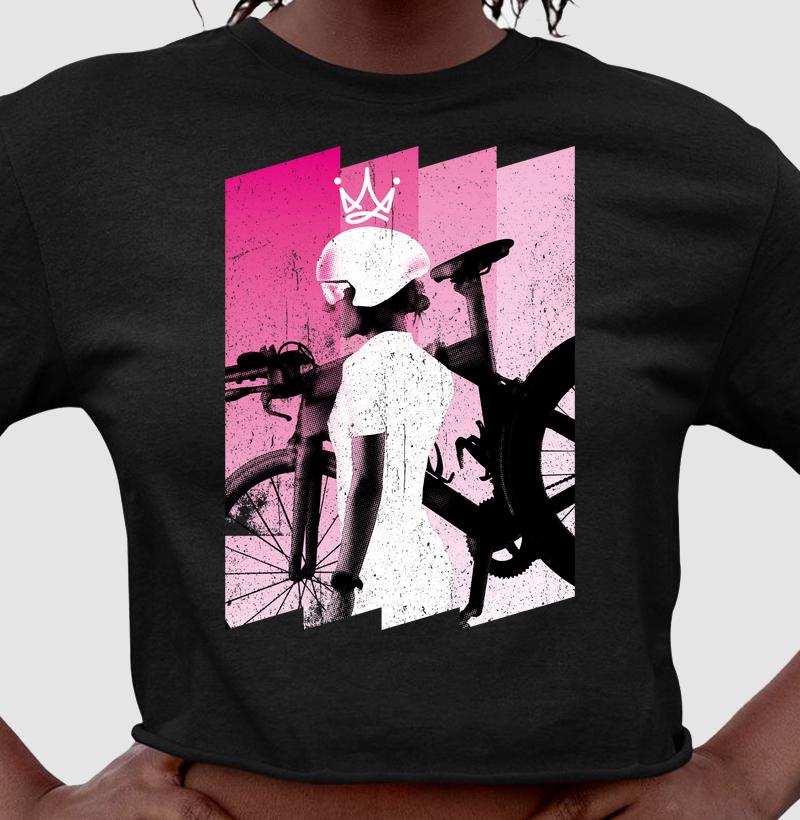 Rainha com bike