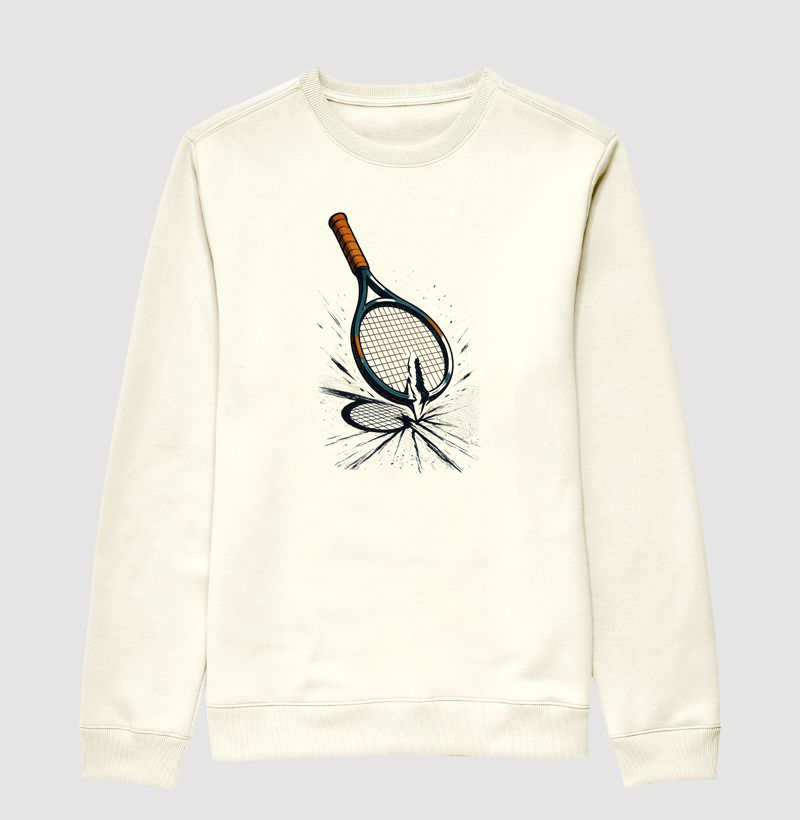 Raquete impactada - Moletom sem capuz