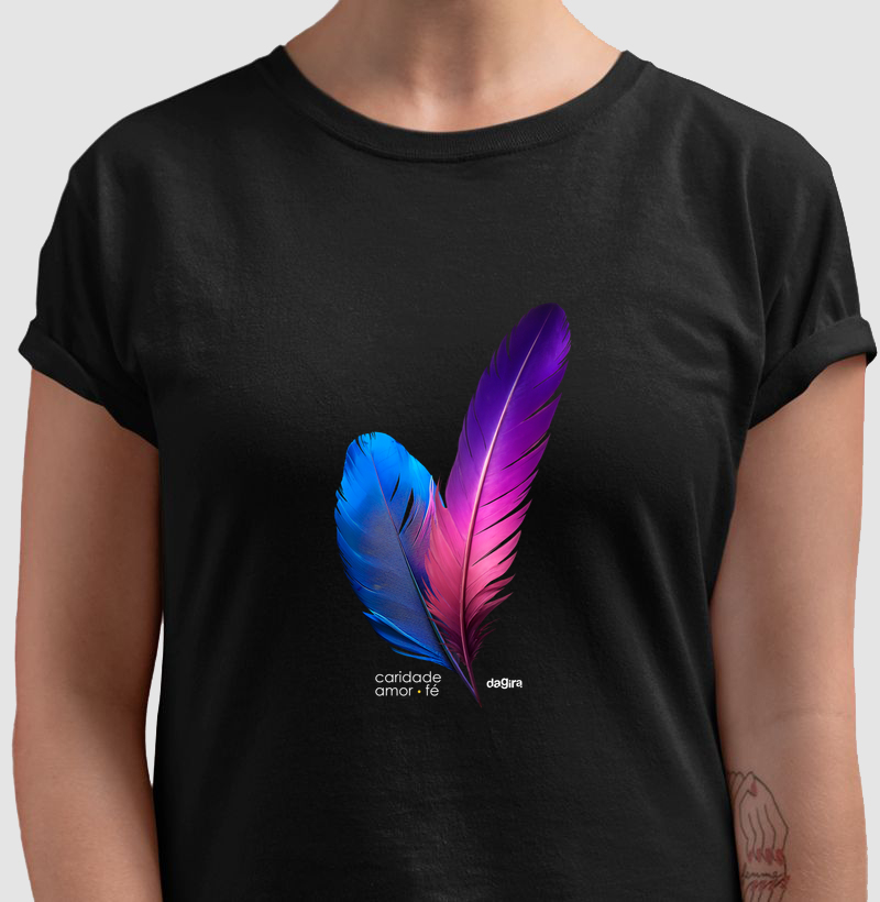 CAMISETA UMBANDA – Caridade, Amor e Fé 