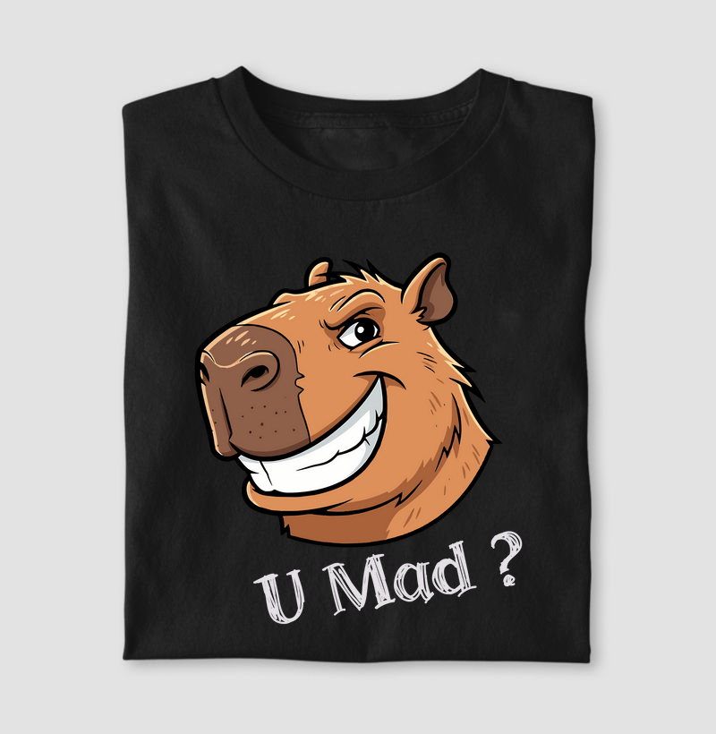Meme U Mad - Capivara | Tee Original