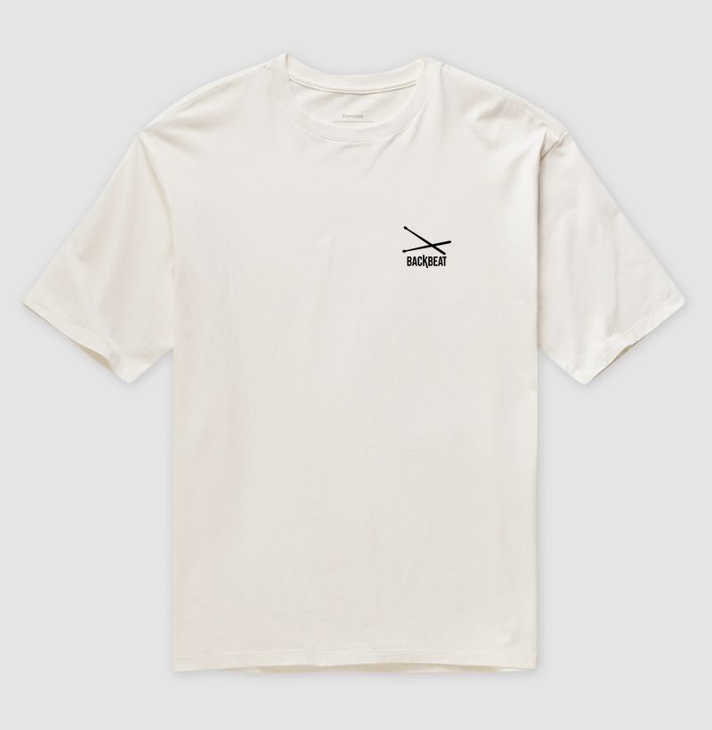 Oversized Backbeat Sticks Bolso - Off White