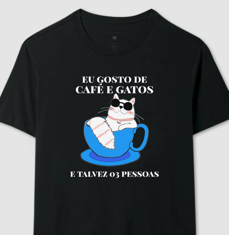 eu gosto de café e gatos