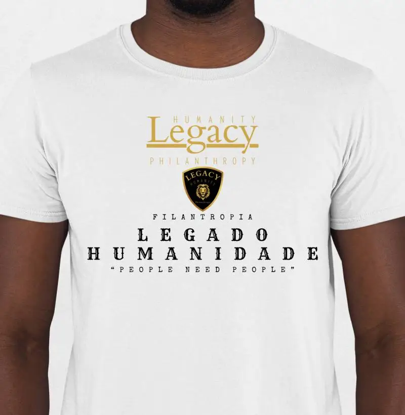 Camiseta Legacy Humanity FILANTROPIA + LEGADO + HUMANIDADE