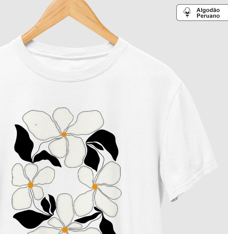 Camiseta Algodão Peruano - Florescer