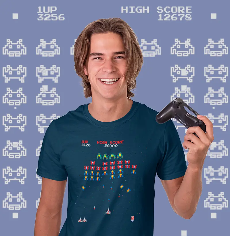 GALAGA GAMEPLAY