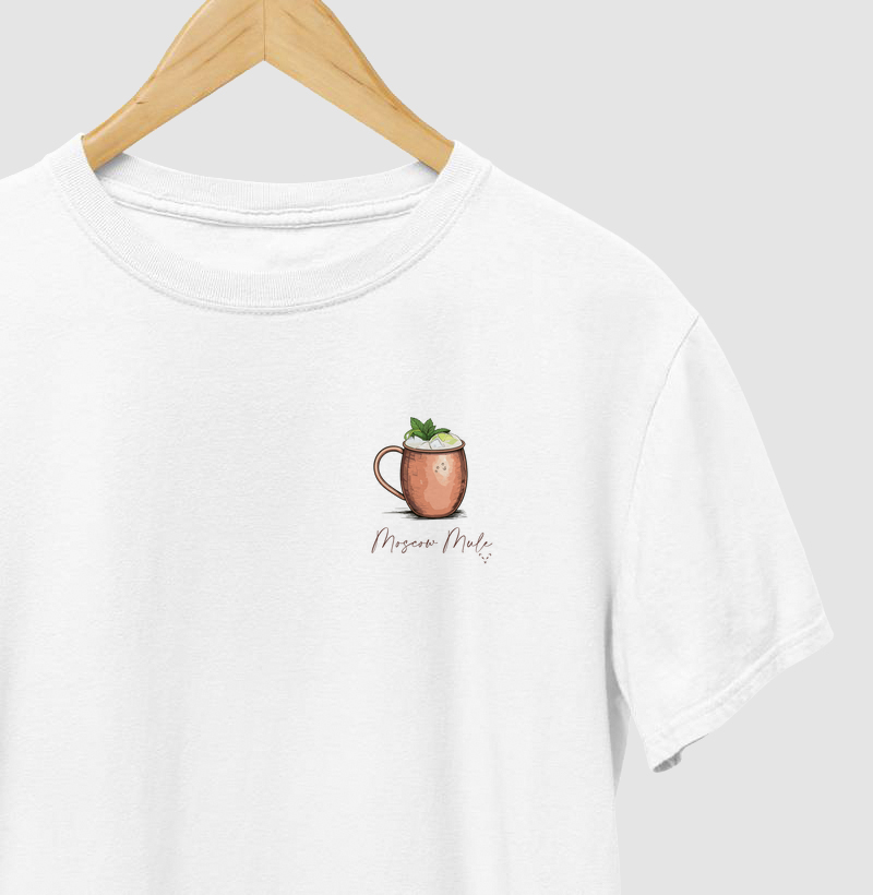 camiseta coleção drinks - moscow mule