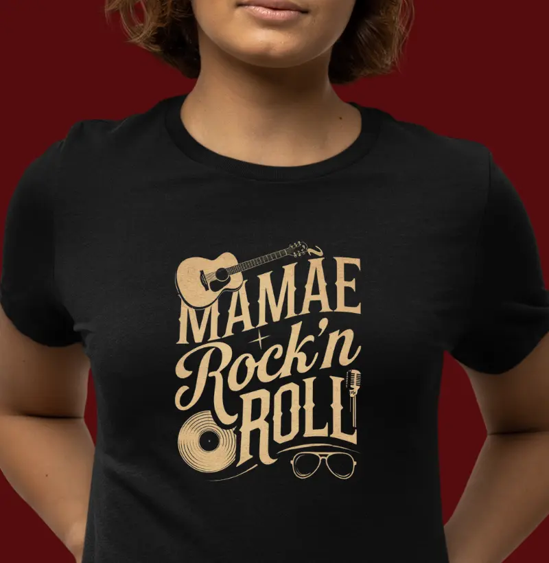 Mamãe rock'n'roll - dourado