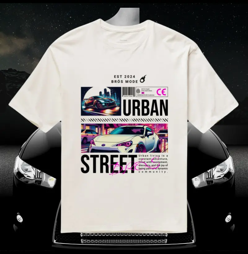 Camiseta Oversized Brós STREET RACING
