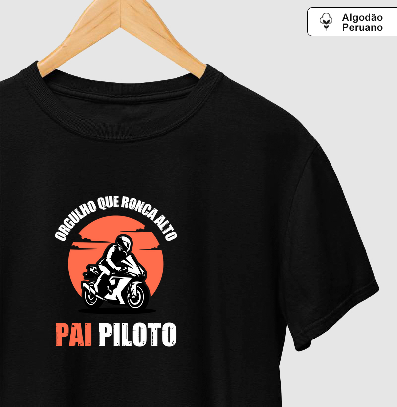 Orgulho que ronca alto, pai piloto