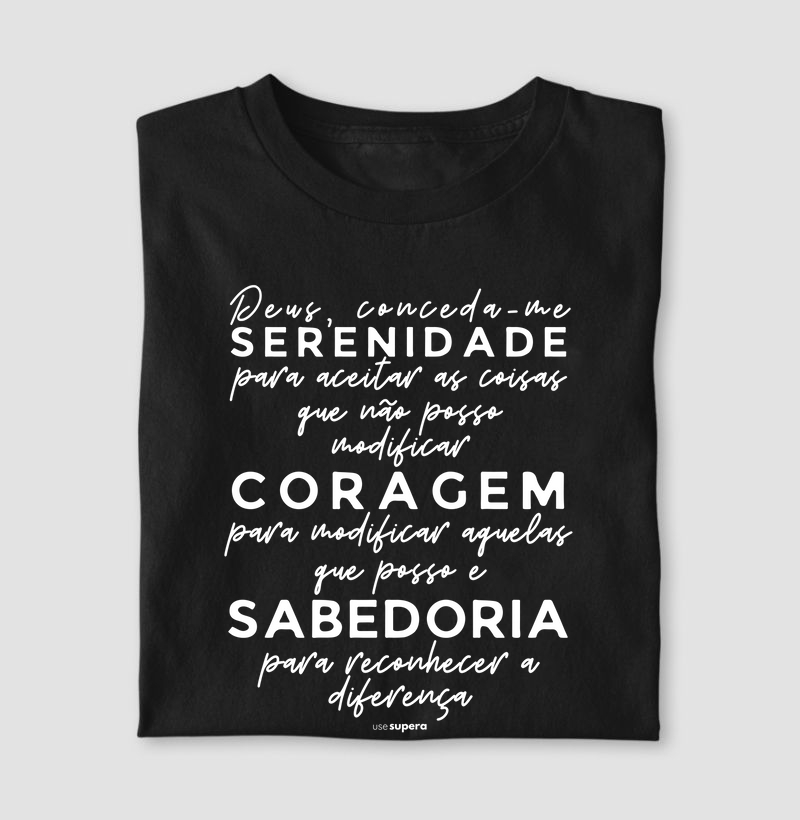 "Oração da serenidade" - mano escrito